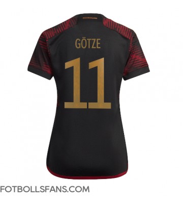 Tyskland Mario Gotze #11 Replika Bortatröja Damer VM 2022 Kortärmad